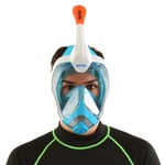 Seacsub Magica Snorkeling Mask Vit,Blå L-XL
