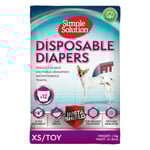 Simple Solution Disposable Hundblöjor 12-pack (XS)