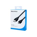 DACOMEX Cordon USB 2.0 Type-A - mini B noir 1,5 m