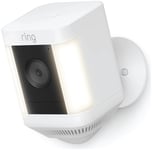 Ring Spotlight Cam Plus Battery Security Camera - White