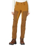 Fjallraven 89852-248-230 Keb Trousers Curved W Reg Pants Women's Timber Brown-Chestnut Size 40