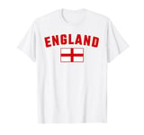 ENGLAND with England Flag, Men, Women, Kids Football, Rugby T-Shirt