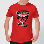 Harry Potter Triwizard Tournament Durmstrang Men's T-Shirt - Red - L