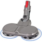 SPARES2GO Hard Floor Surface Polisher Scrubbing Cleaning Mop Tool Compatible with Dyson V10 SV12 Vacuum Cleaner