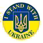 Ukraina Flagga Badge Internationell politisk syn Metall Pin Button För Klädväska 2