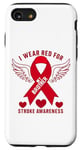 Coque pour iPhone SE (2020) / 7 / 8 « I Wear Red For My Brother Stroke Awareness Survivor »