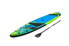 Bestway | Hydro-Force Aqua Excursion Tech Inflatable Stand-Up Paddleboard Set| Inflatable SUP with Hand Pump, Backpack, Leash, Fin, Paddle