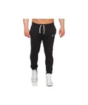 Nike Air Mens Fleece Joggers In Black Cotton - Size Small