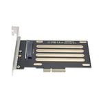 NFHK PCI-E 3.0 x4 Lane to U.2 U2 Kit SFF-8639 Host Adapter for Intel Motherboard & 750 NVMe PCIe SSD Black