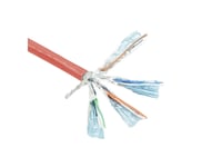 Act Cat6 - 305M Cat6 S/Ftp (S-Stp) Röd Nätverkskabel (Fp655b)