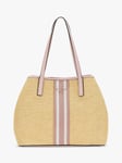 GUESS Vikky Woven Tote Bag, Rose