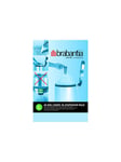 brabantia Size G - trash can liner - high-density polyethylene (HDPE) - white - pack of 40