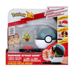 Pokémon PKW3171 Surprise Attack Game Pack unique Larvitar avec balle lourde Figurine officielle avec balle