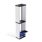 AIHOME Premium Game Storage Tower Stand Game Disc Box Storage Rack 36 Games Disc Holder Storage Shelf for PS5 Game Discs