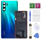 Eonpam Battery Cover Back Glass Replacement，for (Huawei P30 Pro) Repair Kit Genuine Rear Housing (Aurora)