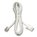 Modem cable (BT Plug-RJ11Plug) 5m 5meter --TEL-61