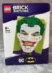 LEGO Brick Sketches: DC BATMAN The Joker (40428) - Brand New and Sealed