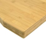 Bordplade til skrivebord 100x50x4 cm bambus