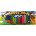 Craft Hub Modelling Clay   Pack of 12 Colours
