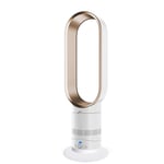 Tower fan Cooler Evaporative, Bladeless Fan Air, Negative ions Safety Humidifier, Mute Fan (Color : Gold)