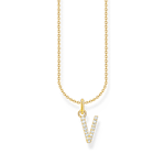 Thomas Sabo Halsband BOKSTAV V Guld KE2261-414-14