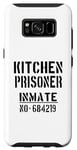 Coque pour Galaxy S8 Slogan humoristique « Kitchen Prisoner »
