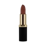 L'Oreal Red Lipstick Colour Riche Matte 203 Peachy Brown Luminous Shine