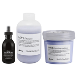 Davines Love Smooth Shampoo 250ml + Conditioner 250ml + Oi All In One Milk 135ml