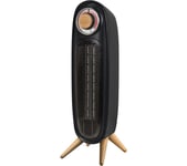 RUSSELL HOBBS Retro RHRETFH1002WDB Portable Hot & Cool Fan Heater - Black & Brown, Brown,Black