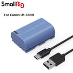 SmallRig LP-E6NH 2400mAh Camera Battery, USB-C 2.5H Fast Charging Battery 4264