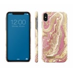 iDeal Of Sweden iPhone XS Max - Golden Blush Marble Rosa