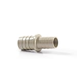 Förlängningsstycke med 2 slangklämmor | 19 mm | 22 mm | Grå / Metall