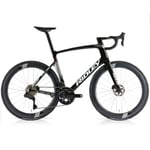 Ridley Bikes Noah Fast Disc Ultegra Di2 SC55 Lotto Soudal Carbon Road Bike - Black / Silver Large Black/Silver