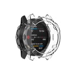 Tencloud Cases Compatible with Garmin Fenix 6/Fenix 6 Pro/Sapphire Protective Case Cover Soft TPU Bumper Shell for Fenix 6 Series Only(Not for Fenix 6S&6X) (White)