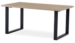 Torkelson - Fleet Matbord Vitoljad Ek/Svart 160cm