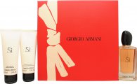 Giorgio Armani Si Gift Set 100ml EDP + 75ml Body Lotion + 75ml Shower Gel
