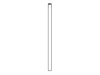 Ergotron Mobile Workstand 2" Round Pole - Monteringsställning - Krom