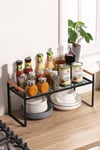 Free Standing Kitchen Spice Herb Rack Holder Cupboard Organiser