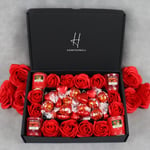 Chocolate Hamper Red Yankee Candle Ultimate Gift Hamper With Red Roses