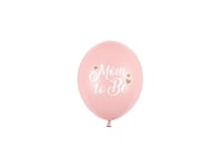 Partydeco Sb14p-311-081J-6, Leksaksballong, Latex, Guld, Rosa, Vit, Temafest, Rund, Engelska