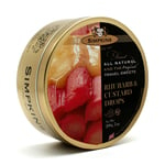 Simpkins Finest English Travel Sweets - Rhubarb & Custard 175g Tin