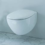 Flaminia Spin Vegghengt toalett 350x550 mm, Lavagrå Matt