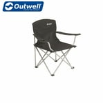 Outwell Catamarca Folding Portable Camping Fishing Garden Festival Chair (Black)