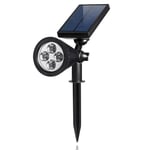 Utomhus Solcelle LED SPOT lampa - 200 Lumen Vattentät Automatisk ljusfunktion