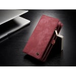 CaseMe Plånboksfodral 2 In 1 Till Samsung Galaxy S8 Från Caseme - Röd