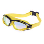 TOMYEER Swimming Goggles Anti-Fog Scuba Diving Mask No Leaking UV Protection Swim Goggles for Adults and Kids Yellow