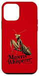 Coque pour iPhone 12 mini Mante religieuse rétro Nature Lovers Mantis Whisperer