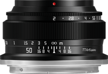 TTArtisan 50mm f/2.0 objektiv Fullformat för Fujifilm X