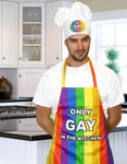 Only Gay in the Kitchen - Förkläde och kockmössa
