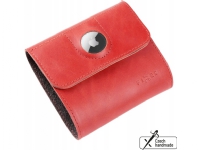 Fixed FIXED Cassic Wallet för AirTag - klassisk plånbok med plats för AirTag röd